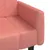 Produktbild 9 för Bäddsoffa 2-sits rosa sammet