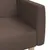 Produktbild 9 för Bäddsoffa 2-sits taupe tyg