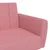 Produktbild 9 för Bäddsoffa 2-sits rosa sammet
