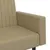 Produktbild 9 för Bäddsoffa 2-sits cappuccino konstläder