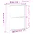 Produktbild 9 för Skoställ rökfärgad ek 60x21x87,5 cm konstruerat trä