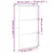 Produktbild 9 för Skohylla svart 60x21x125,5 cm konstruerat trä