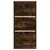 Produktbild 5 för Skohylla rökfärgad ek 60x21x125,5 cm konstruerat trä