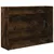 Produktbild 7 för Skohylla rökfärgad ek 80x21x57 cm konstruerat trä