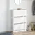 Produktbild 3 för Skohylla vit 80x21x125,5 cm konstruerat trä