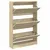Produktbild 2 för Skohylla sonoma-ek 80x21x125,5 cm konstruerat trä