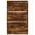 Produktbild 5 för Skoställ rökfärgad ek 80x21x125,5 cm konstruerat trä