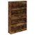 Produktbild 7 för Skoställ rökfärgad ek 80x21x125,5 cm konstruerat trä