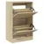 Produktbild 2 för Skohylla sonoma-ek 60x34x96,5 cm konstruerat trä