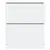 Produktbild 5 för Skohylla vit 80x34x96,5 cm konstruerat trä
