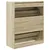 Produktbild 7 för Skohylla sonoma-ek 80x34x96,5 cm konstruerat trä