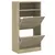 Produktbild 2 för Skohylla sonoma-ek 60x34x116 cm konstruerat trä