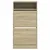 Produktbild 5 för Skohylla sonoma-ek 60x34x116 cm konstruerat trä