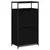 Produktbild 4 för Skohylla svart 60x34x112 cm konstruerat trä