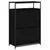 Produktbild 4 för Skohylla svart 75x34x112 cm konstruerat trä