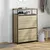 Produktbild 3 för Skohylla sonoma-ek 75x34x112 cm konstruerat trä