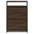 Produktbild 5 för Skoskåp brun ek 75x34x112 cm konstruerat trä