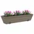 Produktbild 4 för Blomlådor med krokar 2 st grå konstrotting