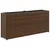 Produktbild 2 för Odlingslåda med 2 krukor brun 90x20x40 cm konstrotting