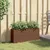Produktbild 3 för Odlingslåda med 2 krukor brun 90x20x40 cm konstrotting