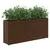 Produktbild 4 för Odlingslåda med 2 krukor brun 90x20x40 cm konstrotting