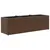 Produktbild 2 för Odlingslåda med 3 krukor brun 105x30x32 cm konstrotting