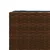 Produktbild 10 för Odlingslåda med 3 krukor brun 105x30x32 cm konstrotting