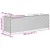 Produktbild 11 för Odlingslåda med 3 krukor brun 105x30x32 cm konstrotting