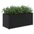Produktbild 4 för Odlingslåda med 2 krukor svart 72x30x32 cm konstrotting