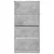 Produktbild 6 för Skoskåp med 4 flip-lådor betonggrå 80x21x163,5 cm