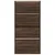 Produktbild 6 för Skoskåp med 4 flip-lådor brun ek 80x21x163,5 cm