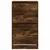 Produktbild 6 för Skoskåp med 2 flip-lådor rökfärgad ek 60x42x108 cm