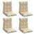 Produktbild 3 för Stolsdynor 4 st beige oxfordtyg