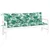 Produktbild 3 för Bänkdynor för trädgården 2st bladmönster 180x50x7cm oxfordtyg