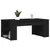 Produktbild 3 för Soffbord svart 102x55x42 cm konstruerat trä