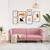 Produktbild 3 för Soffa 2-sits rosa sammet
