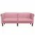 Produktbild 4 för Soffa 2-sits rosa sammet
