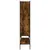 Produktbild 6 för Bokhylla rökfärgad ek 102x30x141,5 cm konstruerat trä