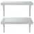 Produktbild 5 för Vägghyllor 2 st 50x40 cm silver rostfritt stål
