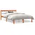 Produktbild 2 för Sängram vaxad brun 135x190 cm massiv furu