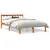 Produktbild 2 för Sängram vaxad brun 140x190 cm massiv furu