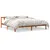 Produktbild 2 för Sängram vaxad brun 180x200 cm massiv furu