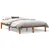 Produktbild 2 för Sängram vaxad brun 140x190 cm massiv furu