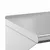 Produktbild 9 för Vägghylla 100x45x31 cm silver rostfritt stål