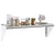 Produktbild 4 för Vägghylla 100x30x31 cm silver rostfritt stål