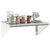 Produktbild 4 för Vägghylla 75x45x31 cm silver rostfritt stål