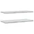 Produktbild 2 för Vägghyllor 2 st 100x40x3 cm silver rostfritt stål