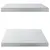 Produktbild 6 för Vägghyllor 2 st 100x40x3 cm silver rostfritt stål