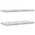 Produktbild 2 för Vägghyllor 2 st 75x30x3 cm silver rostfritt stål