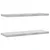 Produktbild 2 för Vägghyllor 2 st 75x23,5x3 cm silver rostfritt stål